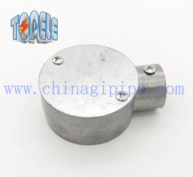 קופסת חיבורים חשמלית 20 מ"מ 25 מ"מ אלומיניום מעגלית