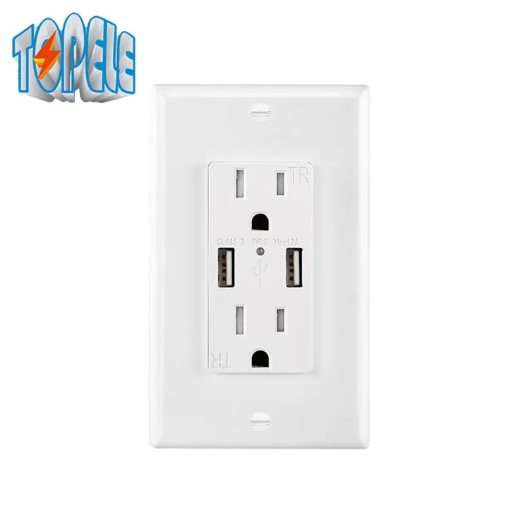 מטען USB חכם במהירות גבוהה 15A לשקע עמיד למניעת שימוש פנימי